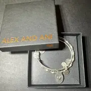 Alex And Ani Freedom In Love Bangle Bracelets Set of 2