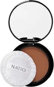 Natio Australia Pressed Powder Bronzer 15g - Medium/Deep Matte Natural Finish - Bronze, Shadow & Contour - Vegan Friendly & Made in Australia