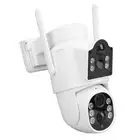 Outdoor Solar Security Cameras 2MP Dual Lens High Definition Remote Network Wi