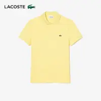 在飛比找momo購物網優惠-【LACOSTE】男裝-經典修身短袖Polo衫(黃色)