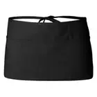 3 Pockets Waist Apron Black Short Half Waist Apron Hairdresser
