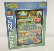 Something's Amiss Puzzle Twist 1000 Piece Puzzle Life is Better at the Lake