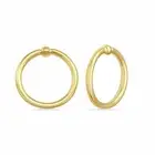 14k 18g 5/16 Yellow Solid Gold Seamless Beaded Ring, Conch Septum Helix Daith
