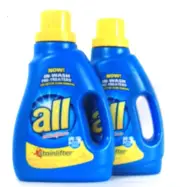 2 Ct All With Stainlifters 50 Oz In Wash Pre Treaters 33 Lds Liquid Detergent