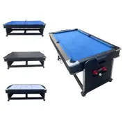 Eeeza 7FT 4 In 1 Multifunction Convertible Pool Table With Full Accessories