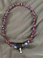 New York Giants MALIK NABERS #1 Double Rope Team Necklace 22" FAST! FREE!