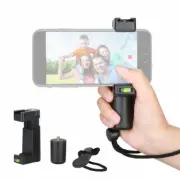F-Mount +Selfie Stick Hand Grip+Cold Shoe for Mic Light Mobile Clip for Phone