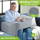 Reading Lap Pillow Desk Sofa Bed Arm Back Rest Cushion Gaming Work Bench Laptop