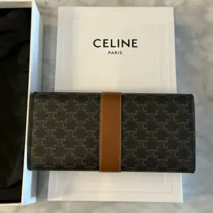 CELINE TRIOMPHE 凱旋門老花長夾