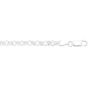 Italian Made Silver 18cm Solid Belcher Bracelet