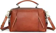 [Zhuoliang] Genuine Leather Crossbody Bags for Women Wristlets Handbags Purse Small Satchel Clutch Shoulder Bag