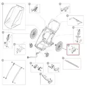 Thule Suspension Assembly Left Axle Left for Thule Chariot Sports Cro