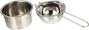 1Set Melting Pot and Holder for Handmade Soap Candle Making Compact Wax Melting Container Safe Practical DIY Tools for Holidays Easy to Use Store