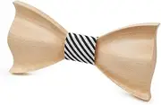 [HAMKVBPR] Mens Bow Tie Men's and Women's Party Bow Ties Wooden Bow Ties for Business, Party