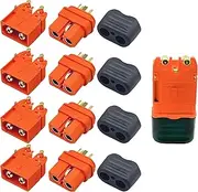 5Pairs Amass XT60I XT60IPW XT60I-PW Male XT60-I Female 2+1 Connector Signal Pin Plug for RC Lipo Battery Charger Controller Motor Parts