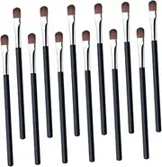 VICASKY 25pcs Portable Eye Makeup Brushes Compact Eyebrow Eyeshadow and Tinting Tools for Women Design for Travel and Daily Use