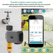 WiFi Smart Water Timer for Garden Hose, Sprinkler Irrigation Timer with Hub, for Tuya Automatic Wat As Shown