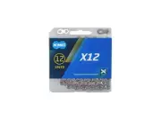 KMC X-12 12-Speed Chain w Quick Link For SRAM & Most 12 spd Drive-Trains Silver