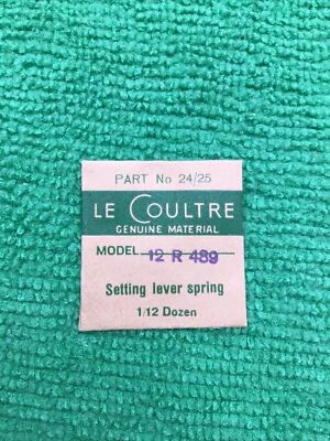 Jaeger Lecoultre Setting Lever Spring Cal. 489 Part 440 24/25, NOS