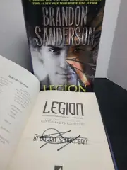 SIGNED 1/1 Legion Many Lives of Stephen Leeds Brandon Sanderson (Way of Kings)