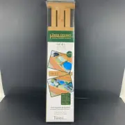 Lipper 8897 Bamboo Kitchen Adjustable Drawer Dividers Set of 2 Container Store
