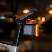 ROCKBROS Bicycle Bluetooth Smart Lock Taillight Dual Function IPX6 Waterproof 5 Lighting Modes Type-C Rear Light Lock fo