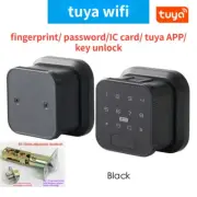 Smart WIFI Electronic Door Lock w/ Fingerprint Password IC Card Key APP Unlock