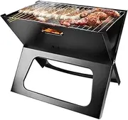 Barbecue Charcoal Grill Stainless Steel Folding Portable BBQ Tool Kits for Outdoor Cooking Camping Hiking Picnics Tailgating Backpacking or Any Outdoor Event