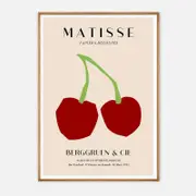 Galrie Henri Matisse - Papiers Découpés - Berggruen & Cie Exhibition Poster, Wood Frame, A0 84 x 119cm (33 x 47inch)