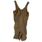 Yitty Nearly Naked Shaping Mid Thigh Bodysuit Size 1X 2X NEW Moody B Taupe