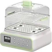 Electric Food Steamers, Electric Steam Pot Home 10.8L Two-Layer Multi-Function Steam Box, 24 Hours Appointment, Dual Mode Heat Preservation, 1500W