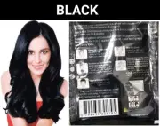 BLACK HERBAL BASED HAIR DYE SHAMPOO-COLOR GRAY&WHITE HAIR QUICKLY 25ML SACHETS
