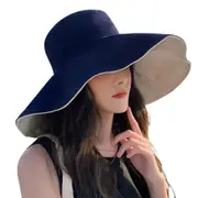 Bucket Hat Unisex Cap for Fishing Hiking Camping Outdoor Sun Beach-Blue