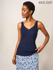 White Stuff Blue 100% Cotton Seabreeze Vest (719195) | $51