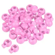 Cord Locks, 30 Pack Ball Spring Toggle Stopper, Pink