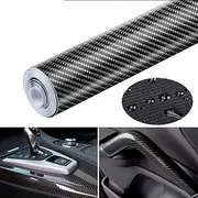6D Carbon Fiber Vinyl Wrap Film, Self-Adhesive Anti-Collision Car Film, DIY Car Decal Stickers, Universal Fit for Most Vehicles