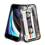 Compatible with iPhone SE 3rd iPhone SE 2022/2020/8/7/6/6S Retro Cassette Tape