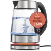 Speed-Boil Water Electric Kettle 1.7L 1500W Coffee & Tea Assorted Colors