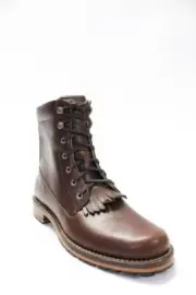 Merrell Wayfarer Waterproof Leather Boot NEW 9 $298 Brown SAMPLE Sale Lace up