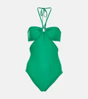 [Rabanne] Rabanne Halterneck swimsuit AU 6 green