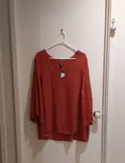 Autograph SIZE 18 20 22 ? Beautiful Soft Slinky Lined Satiny Top...W/TAGS **