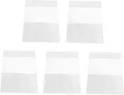 SHINEOFI 5pcs Clear Passport Covers Waterproof Travel Document Holders Plastic Card Protectors Sleeves for Id Credit Cards