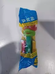 Vintage TMNT Raphael PEZ Dispenser Sealed with PEZ P-88