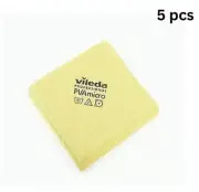 5 x Vileda Professional 38 x 35 cm PVA micro Microfibre Cloth Yellow