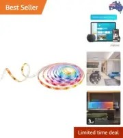Tapo Smart Wi-Fi LED Light Strip, 5 metres, Multicolour, Smart Home Decoratio...