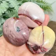 Mookaite Jasper Palm Stone Australian Gemstone Worry Meditation YOU CHOOSE