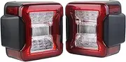 Tail Lamp Rear Reverse Light Daytime Running Lights for Jeep for Wrangler JK 2007-2017 US/EU Version (Color : EU Version 1)