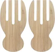 Salad Tossing Hands, Wooden Claws Hand Server for Salad, Handcrafted Kitchen Tool, Hand Grinding Salad Claws for Serving Salad, Pasta, Fruit