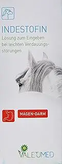 Valetumed Indestofin 100 ml Solution for Mild Digestive Disorders, Pure Natural Product, Supplementary Food for Horses and Ponies