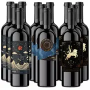 12 Bottle MIXED ARI LEO TAU Shiraz 750ml Red Wine South Australia Vineyards